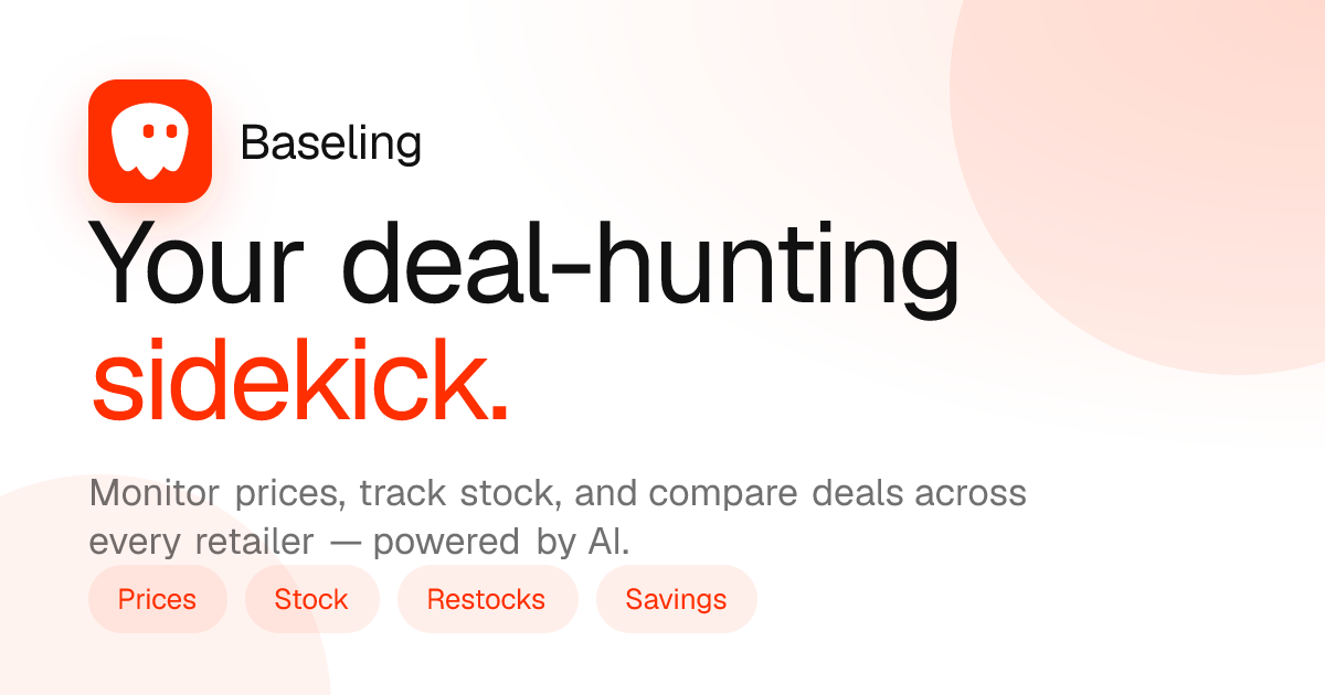 Baseling — Your AI deal-hunting sidekick